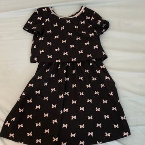 Total Girls black dress